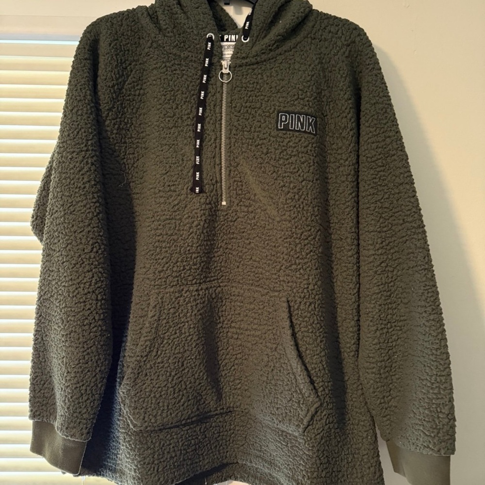 Pink Sherpa Hoodie